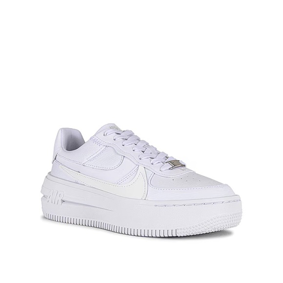 Air Force 1 Plt.af.orm Sneaker in White & Summit White - size 8.5 - Picture 1 of 8